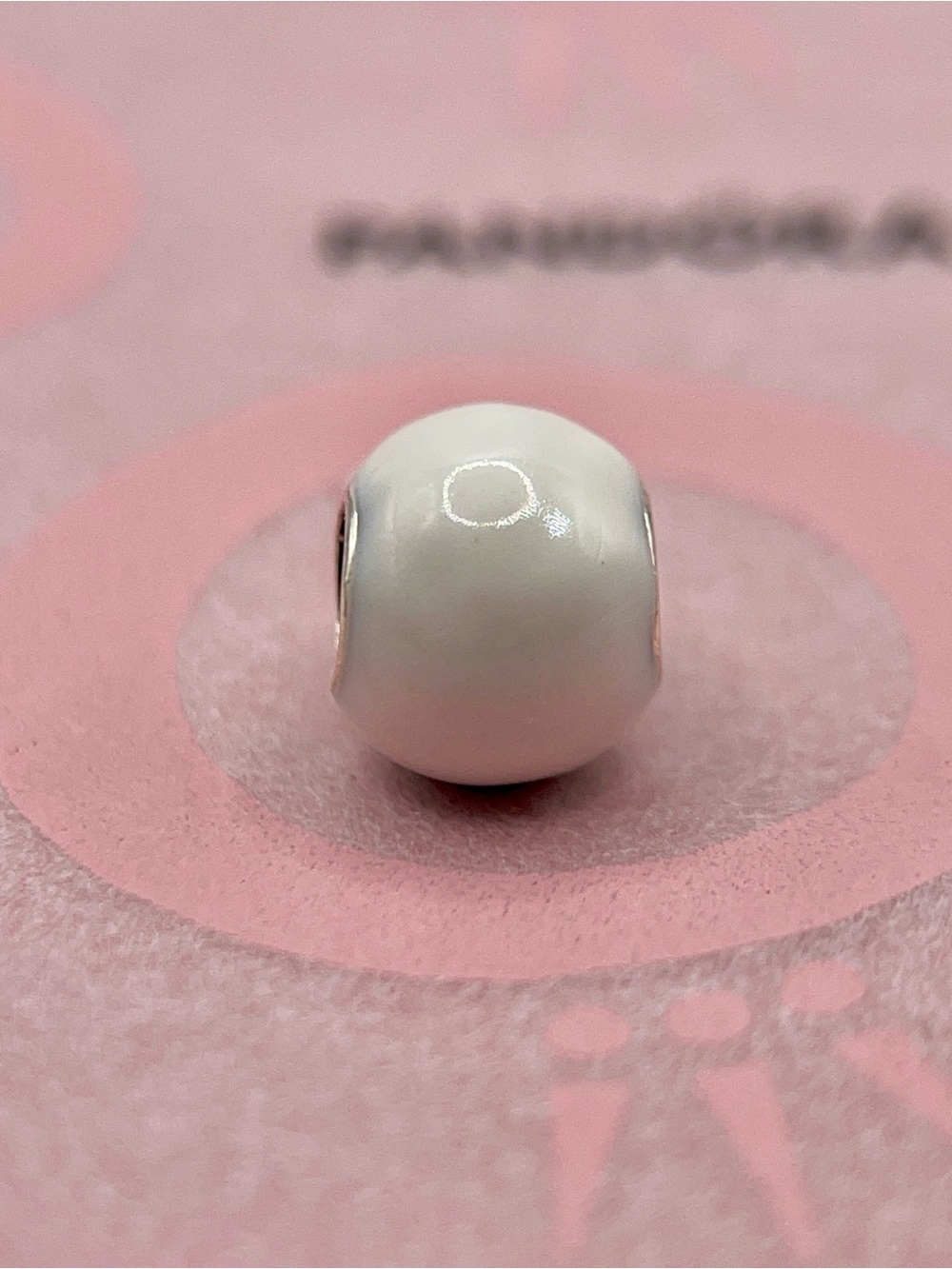 Pandora Glow In The Dark Skull Enamel Heart Eye Cubic Zirconia Charm - Picture 5 of 10